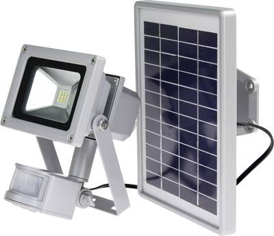 AS Schwabe 46978 Solar-Spot mit Bewegungsmelder 10 W Leuchtfarben: Neutralweiß