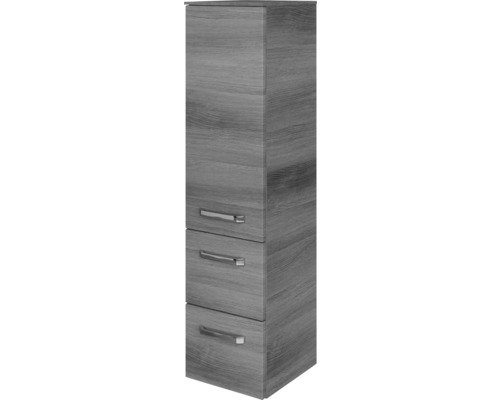 Midischrank Jungborn VENTITRE BxHxT 30x121x33 cm graphit struktur quer