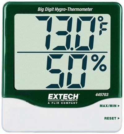 Extech 445703 Thermo-/Hygrometer Grün, Weiß 445703-ISO