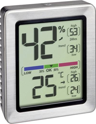 TFA Dostmann EXACTO Thermo-/Hygrometer Silber 30.5047.54.K