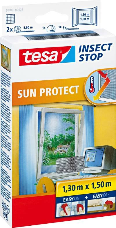 tesa COMFORT 55806-00021-00 Fliegengitter (B x H) 1300 mm x 1500 mm Anthrazit 1 St.