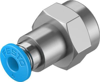 FESTO Gerade-Verbinder 153022 QSF-1/8-4-B Innengewinde G1/8" Rohr-Ø: 4 mm 1 St.