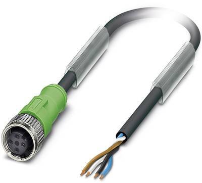 Phoenix Contact 1533576 Sensor-/Aktor-Steckverbinder, konfektioniert M12 Buchse, gerade 2.00 m Polzahl Sensoren: 4 1 St.