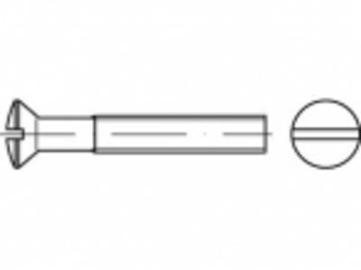 TOOLCRAFT TO-5392644 Linsensenkschrauben M5 25 mm Schlitz Stahl galvanisch verzinkt 200 St.