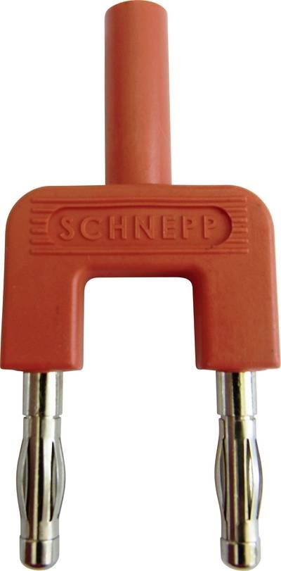 Schnepp 19/4mB/rt Kurzschlussstecker Rot Stift-Ø: 4 mm Stiftabstand: 19 mm 1 St.