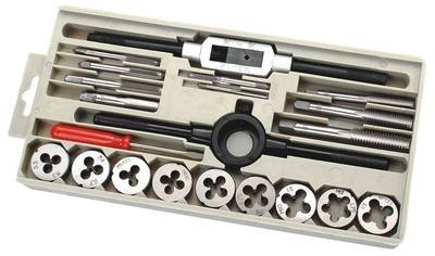 C.K T4032 Gewindeschneidsatz 21teilig metrisch M3, M4, M5, M6, M8, M10, M12