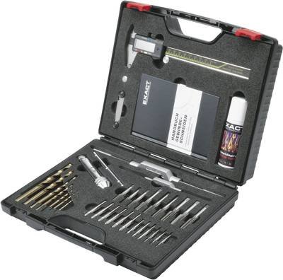 Exact 70562 Gewindeschneidsatz 36teilig HSS metrisch M3, M4, M5, M6, M8, M10, M12