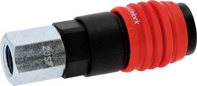 3in1 Universal-Druckluft-Sicherheitskupplung mit 1/4" IG KS Tools 999.9105 KS Tools 999.9105