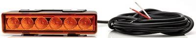 WAS Frontblitzer / Straßenräumer W117 898.1 12 V, 24 V über Bordnetz Aufbau, Einbau, Schraubmontage Orange