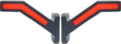 WAS Umriss-Markierungsleuchte Offene Kabelenden Markierungsleuchte, Positionslicht seitlich, links, rechts 12 V, 24 V Ro