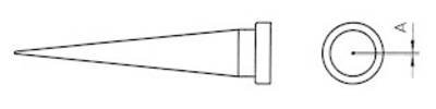Weller LT-1L Lötspitze Langform, konisch Spitzen-Größe 0.2 mm Spitzen-Länge 26 mm Inhalt 1 St.