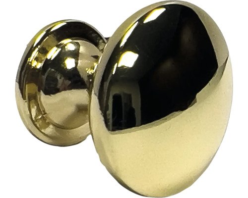Möbelknopf gold glänzend ØxH 23/22 mm