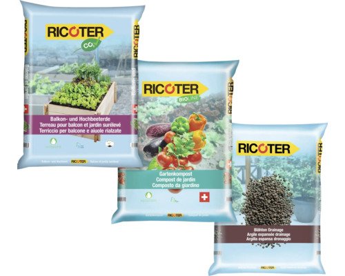 Ricoter Hochbeet-Kit 12-teilig