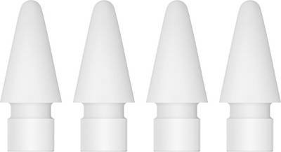 Apple Pencil Tips Ersatzspitzen 4er Set Weiß
