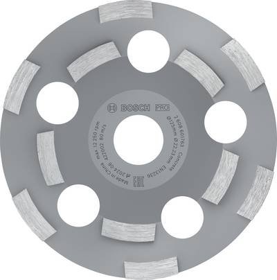 Bosch Accessories 2608602553 Bosch Accessories 2608602553 Diamanttopfscheibe Expert for Abrasive, 50 g/mm, 125 x 22,23 x