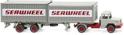 Wiking 052402 H0 LKW Modell Magirus Deutz Containersattelzug "Seawheel"