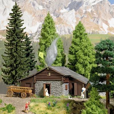 Busch 1444 H0 Almhütte mit kleinen Stall