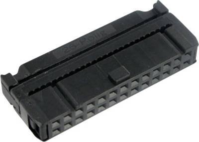 TRU COMPONENTS 1589754 Pfosten-Steckverbinder mit Zugentlastung Rastermaß: 2.54 mm Polzahl Gesamt: 60 Anzahl Reihen: 2 1