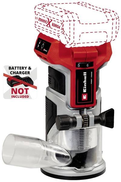 Einhell Professional Kantenfräse 4350412 TP-ET 18 Li BL - Solo ohne Akku, ohne Ladegerät