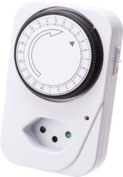 Max Hauri 128775 Steckdosen-Zeitschaltuhr analog Tagesprogramm