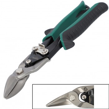Tijeras cortachapas corte a derechas con más potencia gracias a la acción de palanca y el mango verde de hasta 1,5 mm ref. ma411 - Rationalstock.es