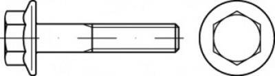 TOOLCRAFT TO-5391726 Sechskantschraube M12 45 mm Außensechskant Stahl galvanisch verzinkt 100 St.