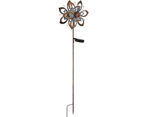 Solarlampe Windrad 0,06 W kupfer