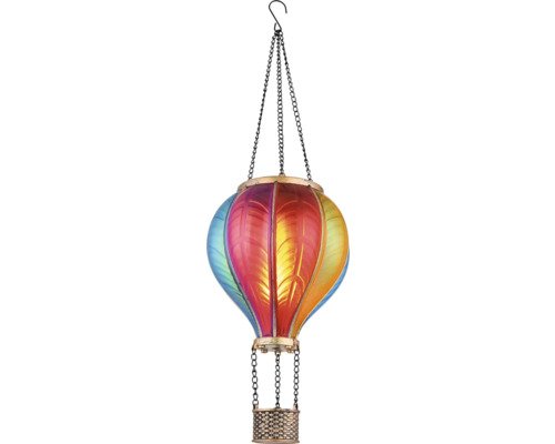 Solarlampe Heissluftballon 0,5 W rot