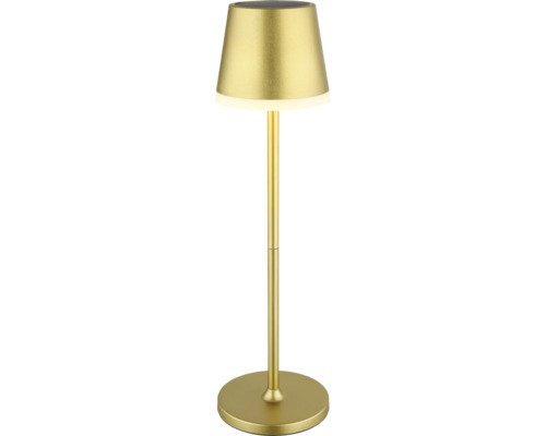 Solarlampe Tischlampe 0,06 W gold