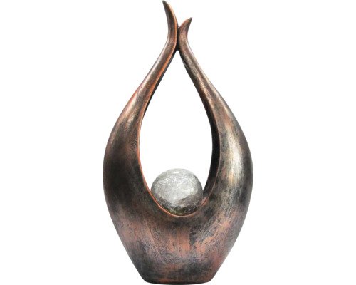 Solarlampe Tischlampe bronze
