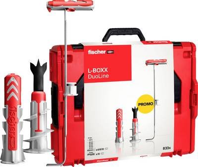 Fischer 558626 DUO-Line Dübel-Sortimentsbox 833 Teile