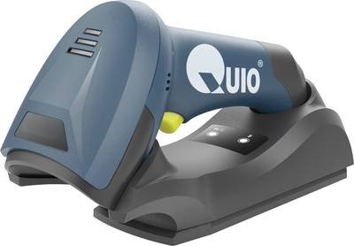 QUIO QU-ER-331-2 Barcode-Scanner 1D, 2D LED Hand-Scanner inkl. Standfuß USB, Bluetooth®