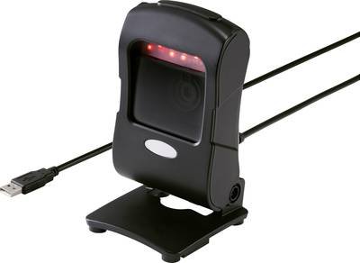 Renkforce 2D Barcode-Scanner Kabelgebunden 2D Imager Schwarz Desktop-Scanner (Stationär) USB-A (USB 1.1), USB-A (USB 2.0