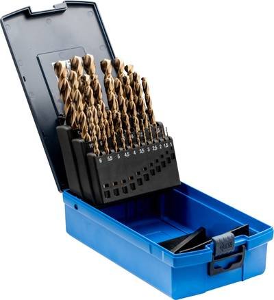 PFERD TOOLS 25203704 Metall-Spiralbohrer-Set 25teilig 1 mm, 1.5 mm, 2 mm, 2.5 mm, 3 mm, 3.5 mm, 4 mm, 4.5 mm, 5 mm, 5.5