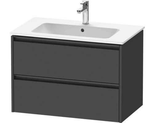 Waschtischunterschrank DURAVIT Ketho.2 BxHxT 81x55x48 cm graphit matt