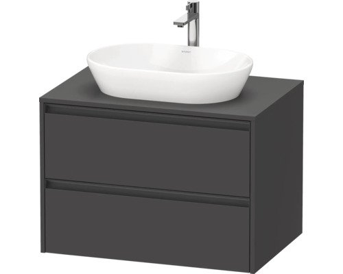 Waschtischunterschrank DURAVIT Ketho.2 BxHxT 80x56.8x55 cm graphit matt