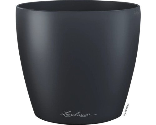 Blumentopf Lechuza Classico Color Deco 14 Kunststoff Ø 14 cm H 15,2 cm grau