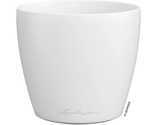 Blumentopf Lechuza Classico Color Deco 12 Kunststoff Ø 12 cm H 13,2 cm weiss