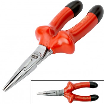 Alicates de boca semirredonda y aislados vde ref. 2430v - Rationalstock.es