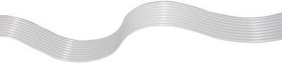 econ connect 28AWG9GR Flachbandkabel Rastermaß: 1.27 mm 9 x 0.08 mm² Grau 30.50 m
