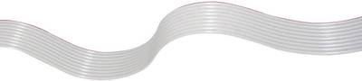 econ connect 28AWG10GR Flachbandkabel Rastermaß: 1.27 mm 10 x 0.08 mm² Grau 30.50 m