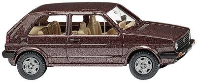 Wiking 004504 H0 PKW Modell Volkswagen Golf II, umbrabraun-met.