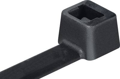HellermannTyton 138-01980 UB1-PA66-BK Kabelbinder 100 mm 2.50 mm Schwarz 1000 St.