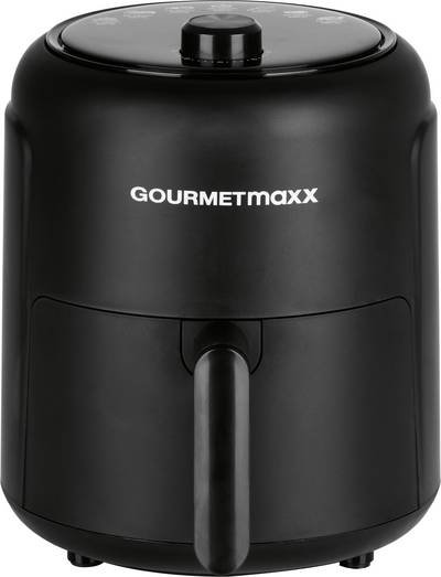 GourmetMaxx Heißluft-Fritteuse 2,3l 1000W schwarz Heißluft-Fritteuse 1000 W Schwarz