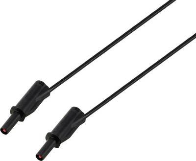 VOLTCRAFT MSB-532 Messleitung 4mm 1 m schwarz 2,5mm² CAT IV 600V 32 A