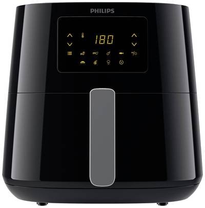 Philips Home Essential XL HD9270/70 Heißluft-Fritteuse 6.2 l 2000 W Temperaturvorwahl, Timerfunktion, mit Display Schwar