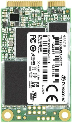 Transcend MSA452T2 128 GB Interne mSATA SSD SATA 6 Gb/s Industrial TS128GMSA452T2