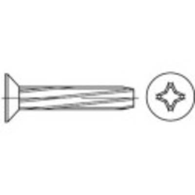 TOOLCRAFT 141819 Schneidschrauben M8 35 mm Kreuzschlitz Phillips DIN 7516 Stahl galvanisch verzinkt 100 St.
