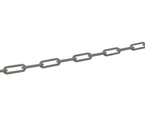 Pösamo Kunststoffkette silber 10 mm 10 m Polyethylen Meterware