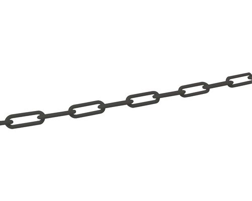 Pösamo Kunststoffkette schwarz 6 mm 5 m Polyethylen